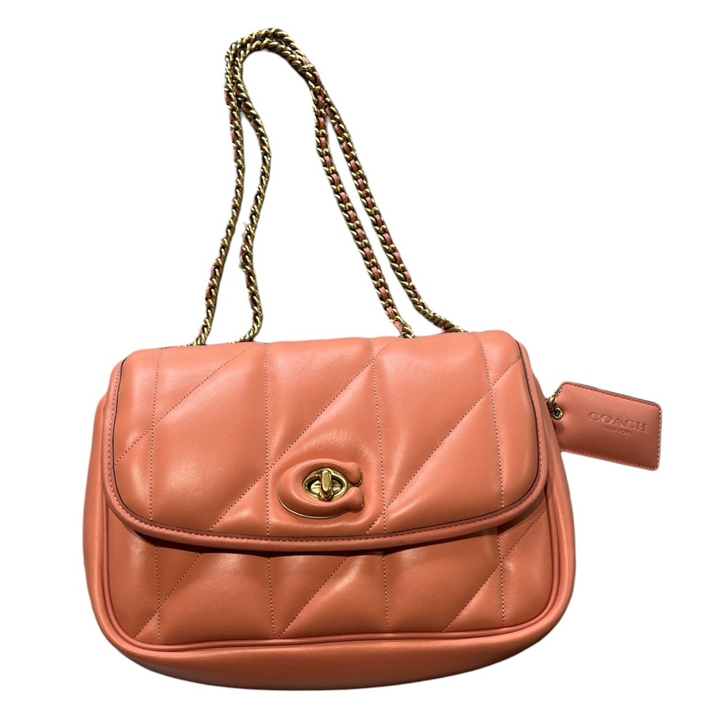 Coach quilted pillow Madison light coral